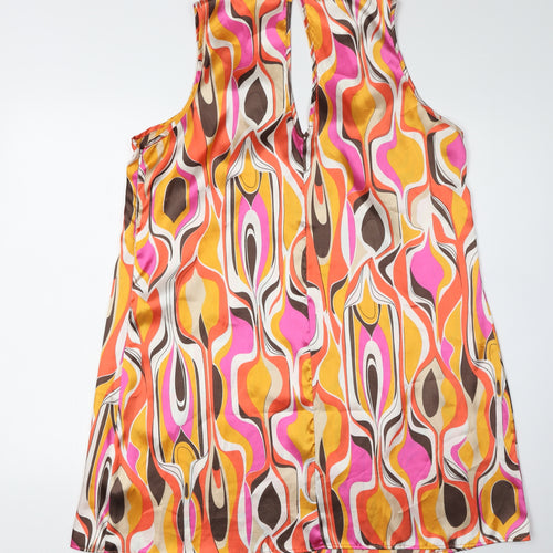 ASOS Women's Multicoloured Sleeveless Dress Size 18
