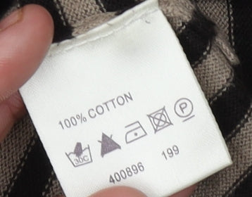 Phase Eight Women's Black Striped Cardigan Size 10