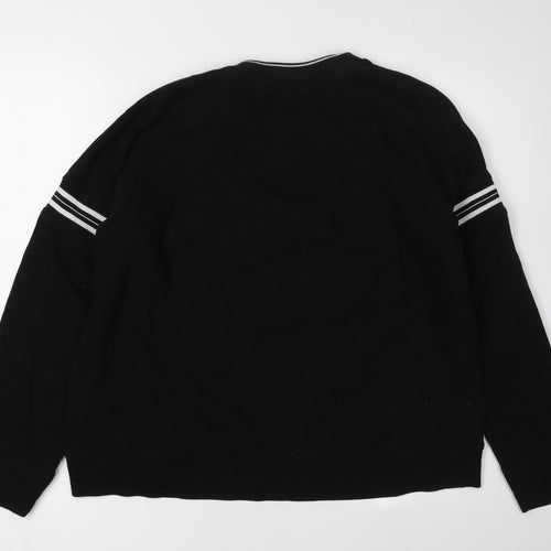DKNY Women's Black XL Pullover Sweatshirt