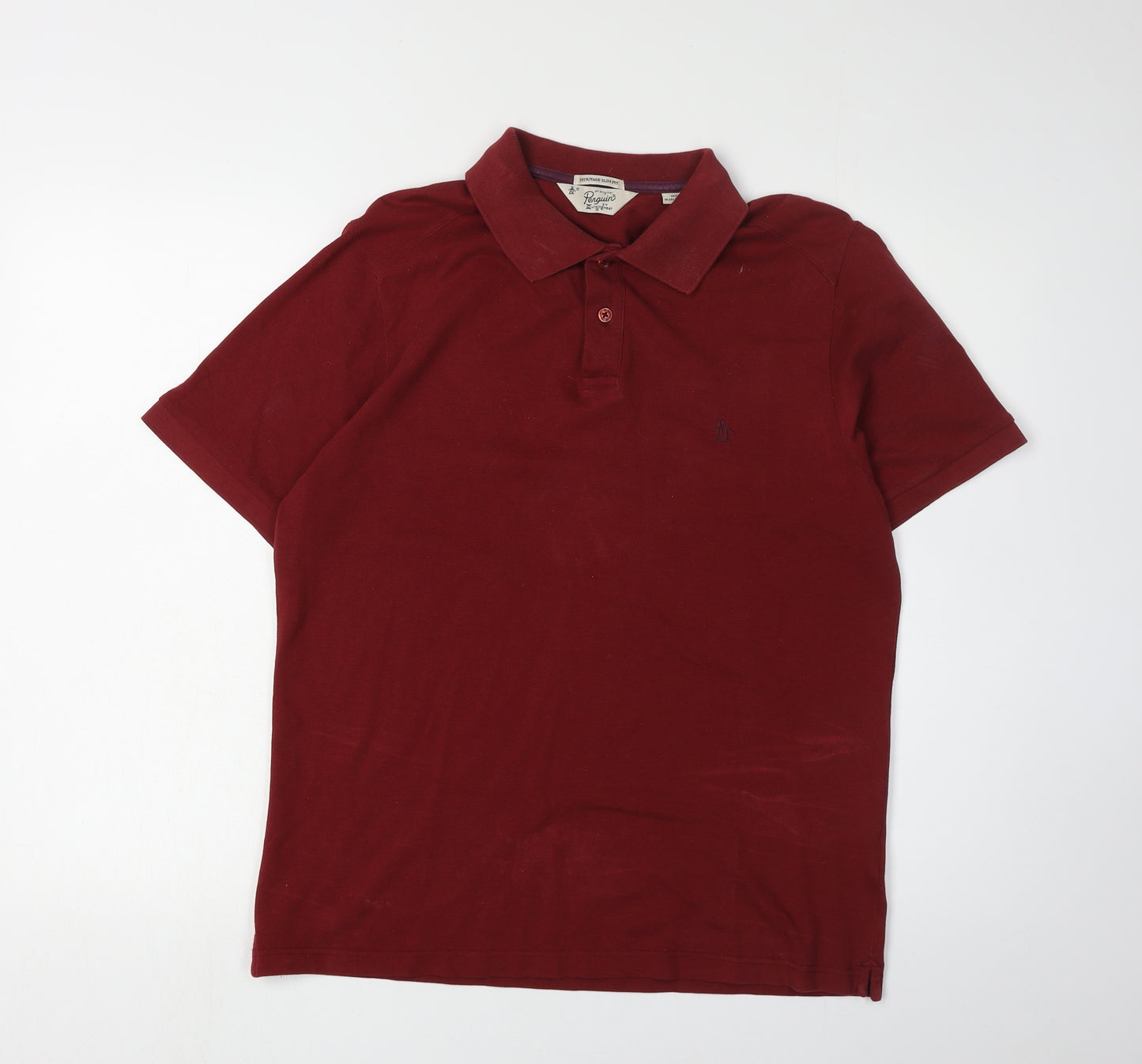 Original Penguin Men's Red Polo M Slim Fit Jersey