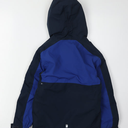 Regatta Boys Blue Hooded Waterproof Rain Coat 10 Years