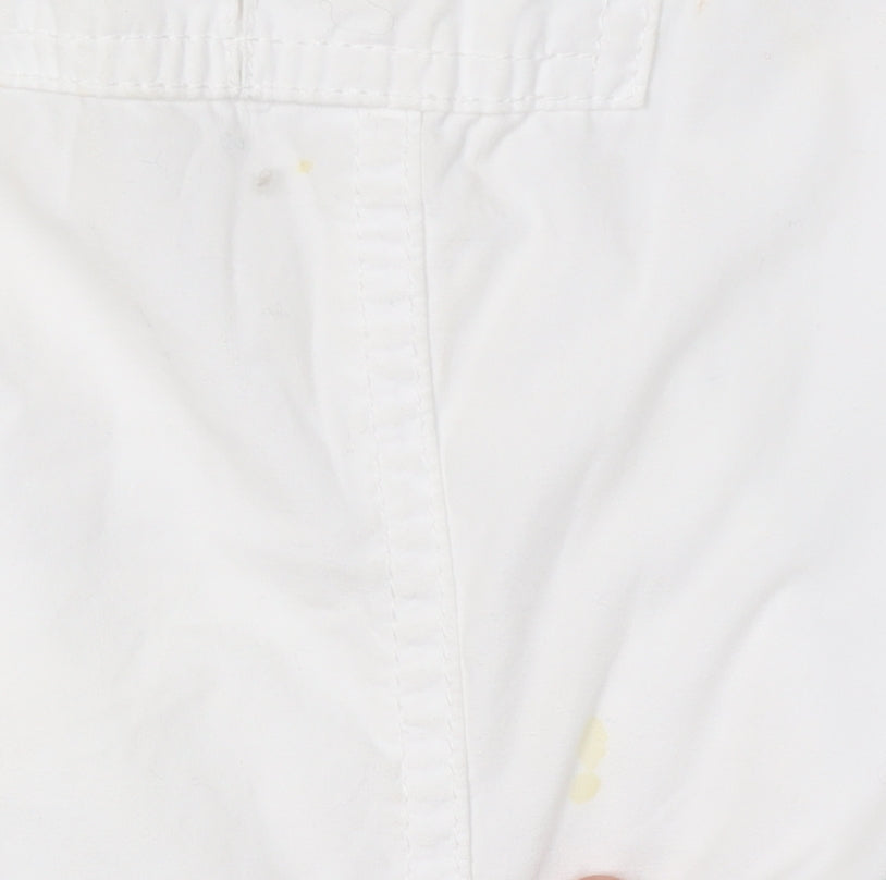 Marks and Spencer Women's White Hooded Jacket Size 16