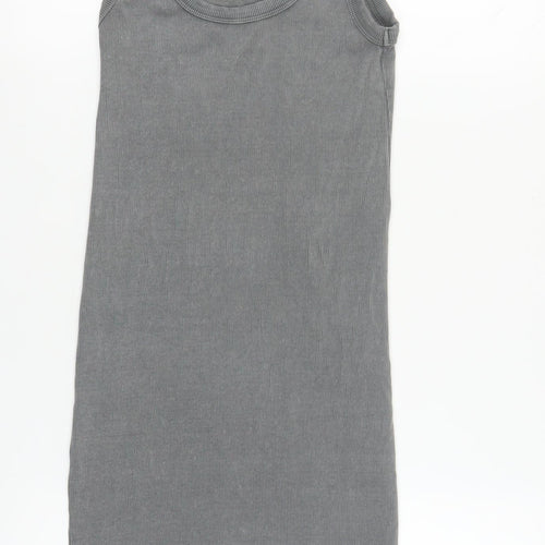 Zara Women's Grey Tank Dress Size 10