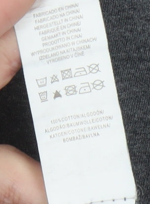 Friends Women's Grey T-Shirt Short Sleeve Casual S