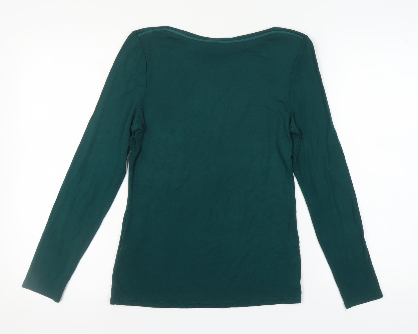 Oasis Women's Green Long Sleeve Top Size S