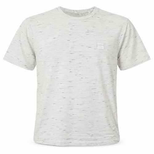 Lindbergh Men's White Crew Neck T-Shirt, M, Short Sleeve