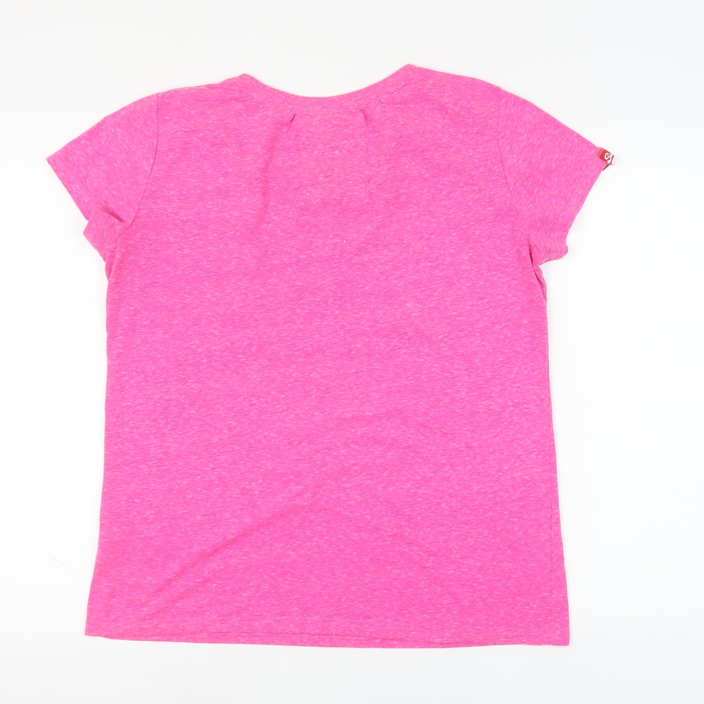 Superdry Women's Pink XL Basic T-Shirt