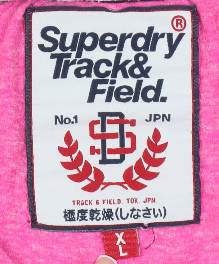 Superdry Women's Pink XL Basic T-Shirt