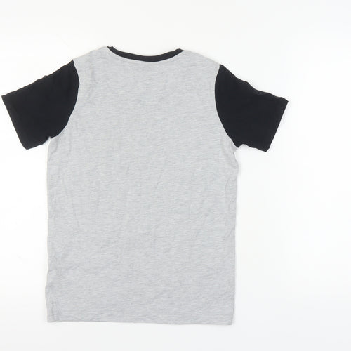 Marks and Spencer Boys Grey Minecraft T-Shirt 11-12 Years