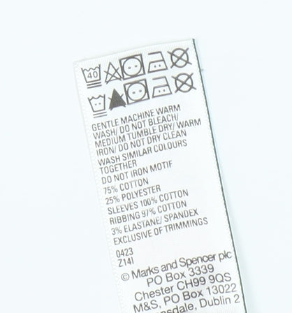 Marks and Spencer Boys Grey Minecraft T-Shirt 11-12 Years