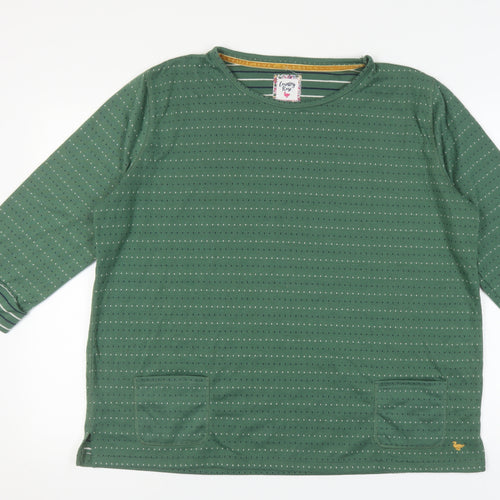 Country Rose Women's Green XL Basic T-Shirt