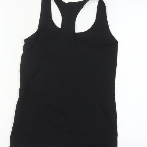 Domyos Women's Black Tank Top Slim Fit Size 10