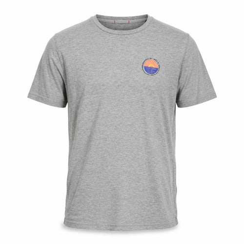 Jack & Jones Grey Beach Theme Men's T-Shirt, S