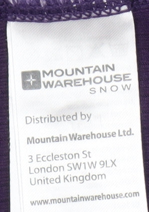 Mountain Warehouse Women's Purple Ankle Leggings Size 12