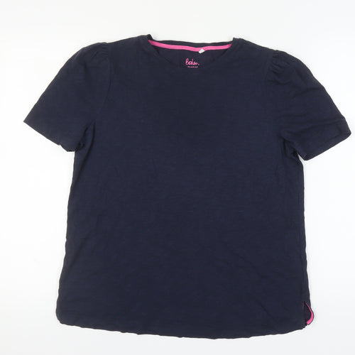 Boden Women's Blue T-Shirt M 100% Cotton Regular Fit