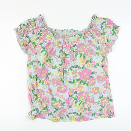 Next Women's Multicoloured Floral Blouse Size 14