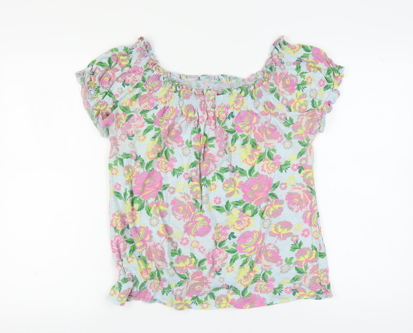 Next Women's Multicoloured Floral Blouse Size 14