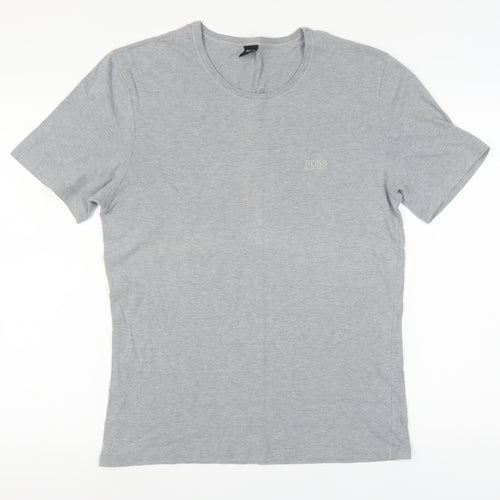 Hugo Boss Men's Grey Crew Neck T-Shirt L