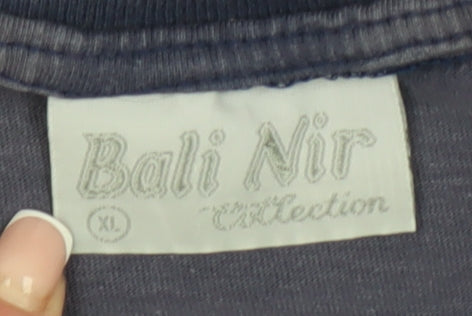 Bali Nir Men's XL Blue Redback Beer Graphic T-Shirt
