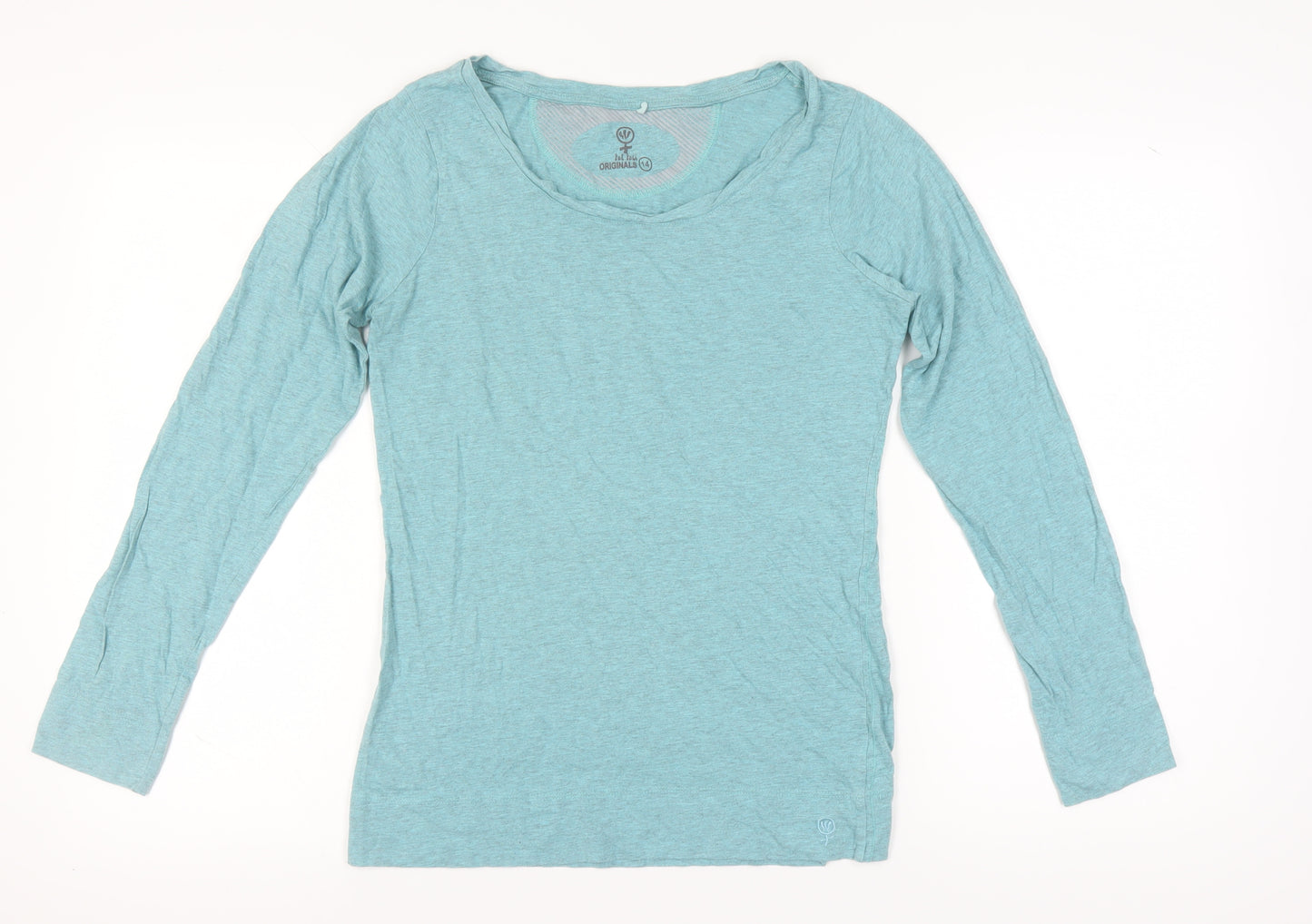 Fat Face Women's Blue T-Shirt, Size 14, Casual Style