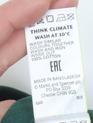 Marks and Spencer Green Animal Print T-Shirt, Size 18