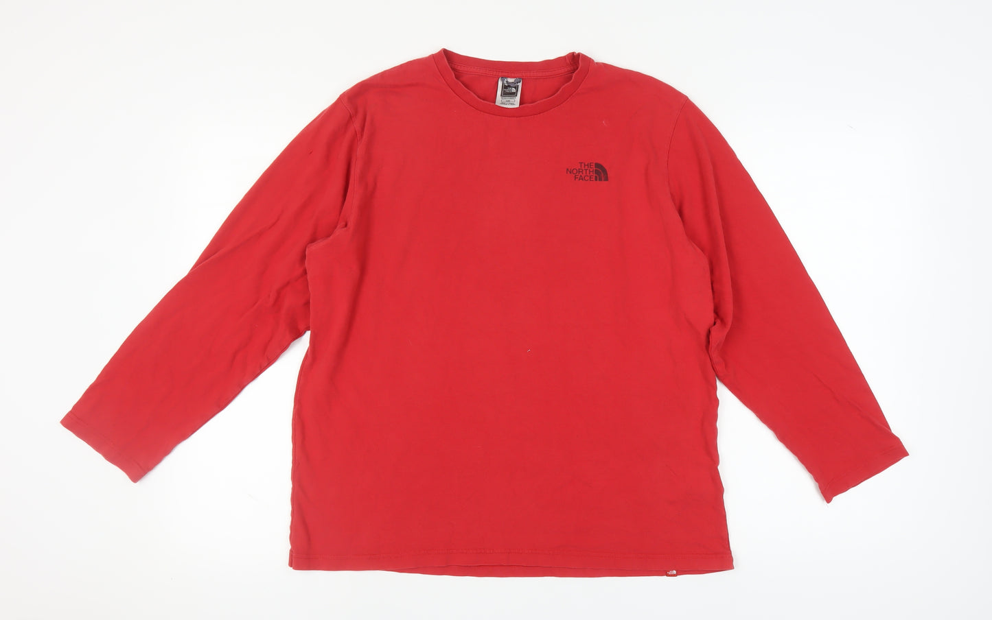 The North Face Men's Red Long Sleeve T-Shirt - Large