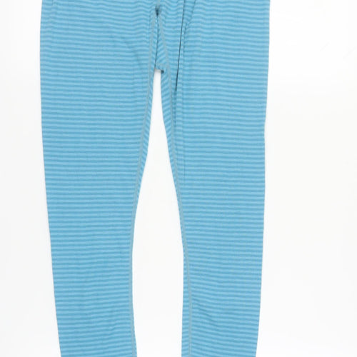 TOG24 Women's Blue Striped Leggings Size 10 Activewear