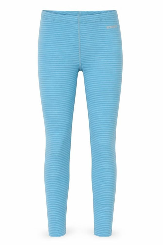 Front view of TOG24 Women's Blue Striped Leggings, size 10, Activewear