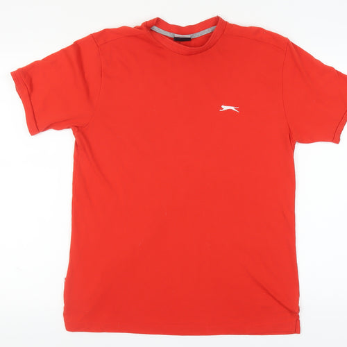 Slazenger Men's Red Crew Neck T-Shirt Size L