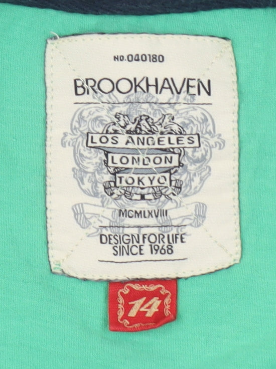 Brookhaven Women's Green University T-Shirt Size 14