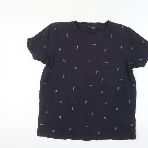 Marks and Spencer Women's Black T-Shirt Size 12