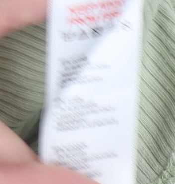 Urban Outfitters Women's Green Camisole Tank Top - XS, Lace, Cotton Blend