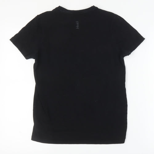 Huel Black T-Shirt, Unisex M, Classic Crew Neck Cotton