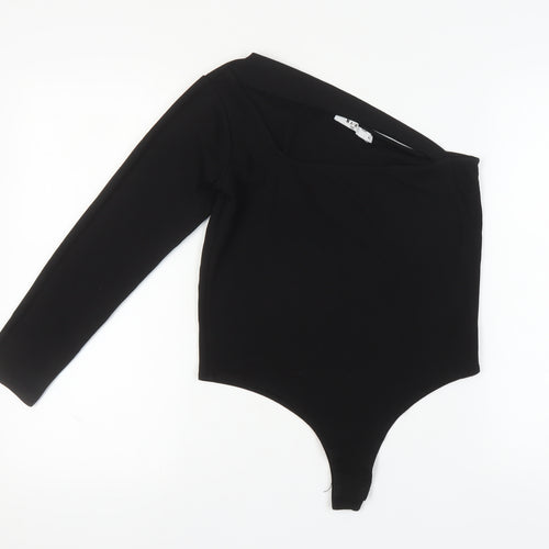 NA-KD Women's Black One Shoulder Bodysuit XL