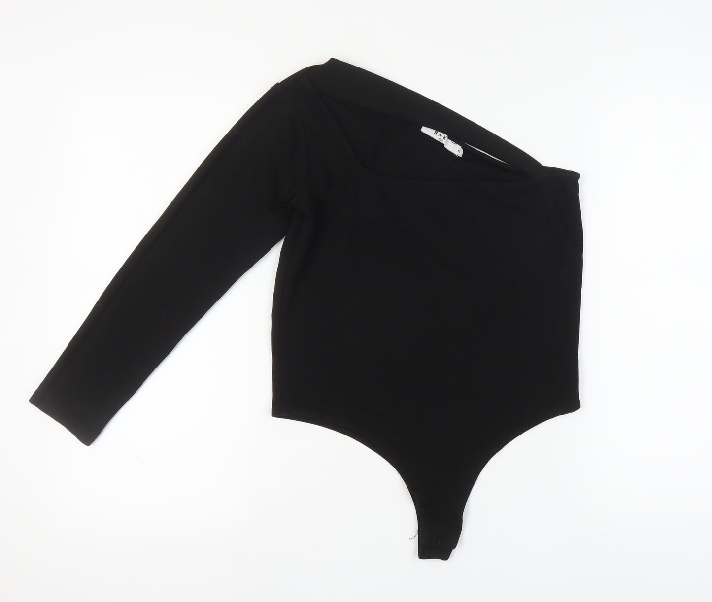 NA-KD Women's Black One Shoulder Bodysuit XL