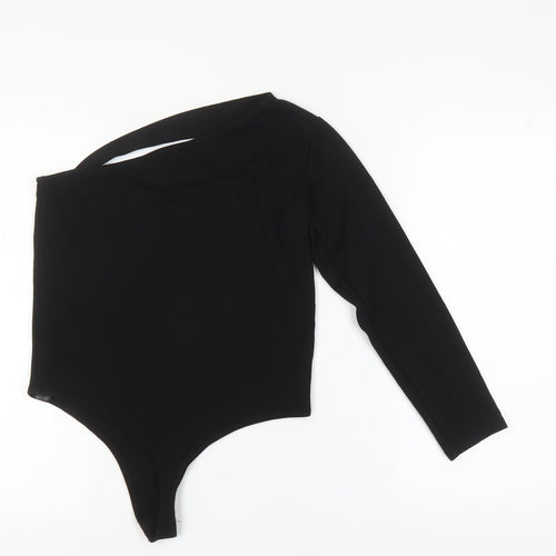 NA-KD Women's Black One Shoulder Bodysuit XL