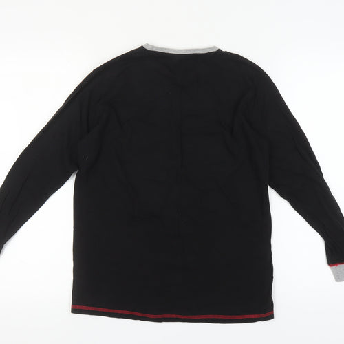 The Pyjama Factory Boys Black Gamer Pyjama Top 15-16 Years
