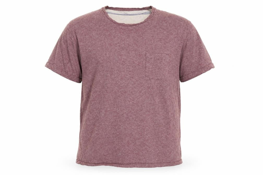 Linea Men's Red Cotton Crew Neck T-Shirt Size L