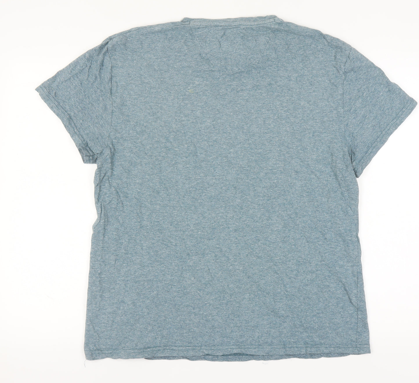 Linea Men's Blue Crew Neck T-Shirt, Size L