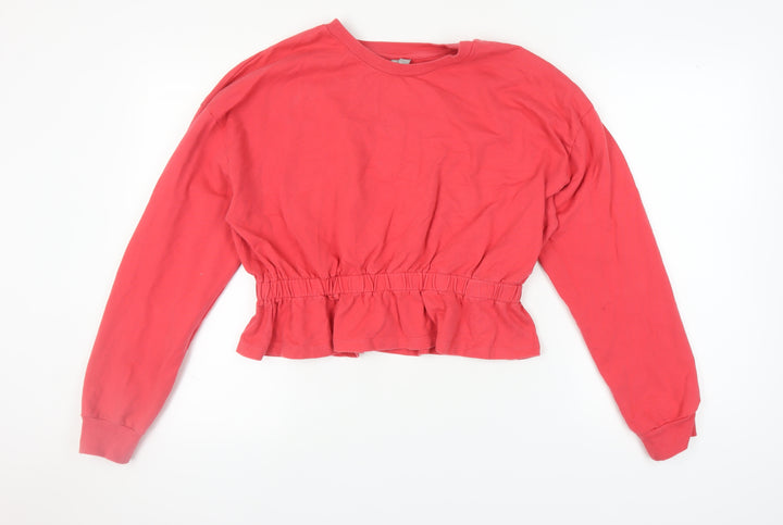 ASOS Women’s Red Pullover Sweatshirt, Size 14, Casual