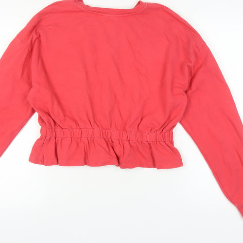 ASOS Women’s Red Pullover Sweatshirt, Size 14, Casual