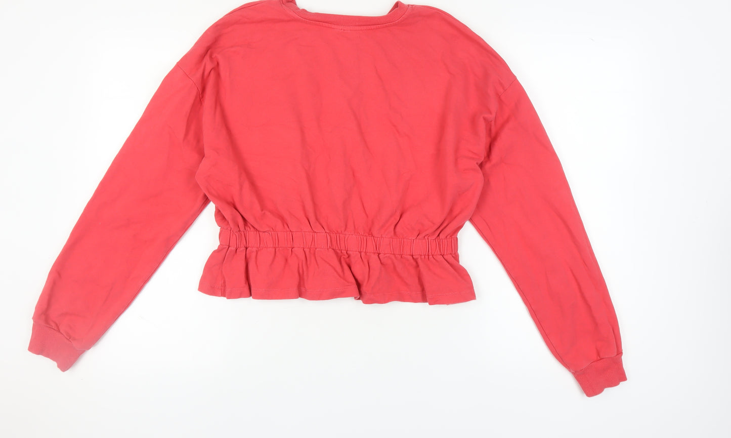ASOS Women’s Red Pullover Sweatshirt, Size 14, Casual