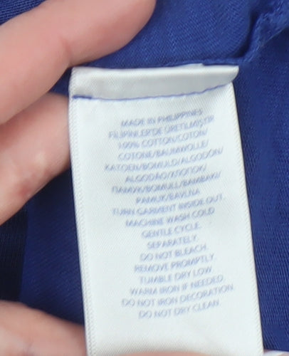 Polo Ralph Lauren Men's Large Blue Graphic T-Shirt