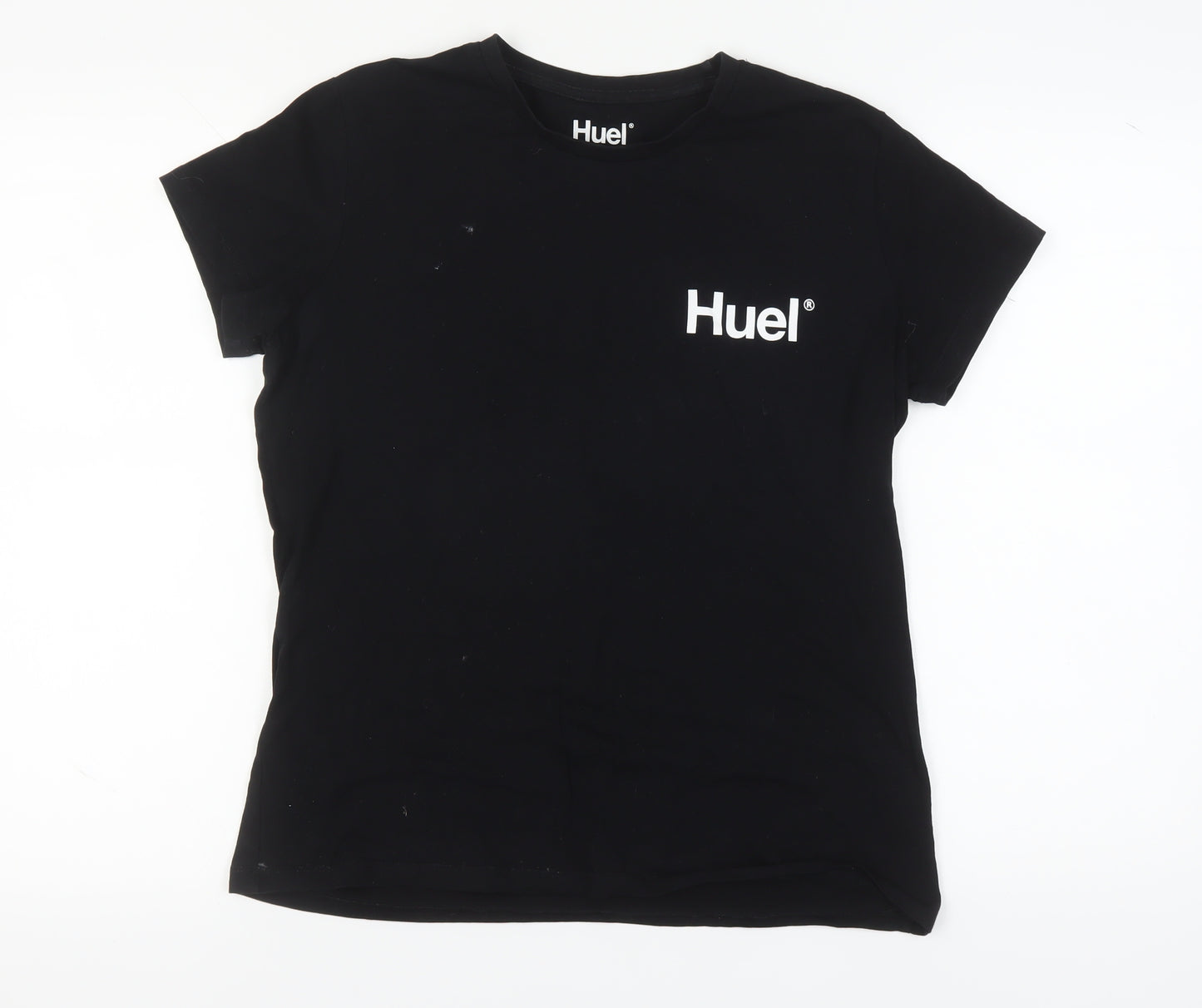 Huel Men's Black Short Sleeve Crew Neck T-Shirt L