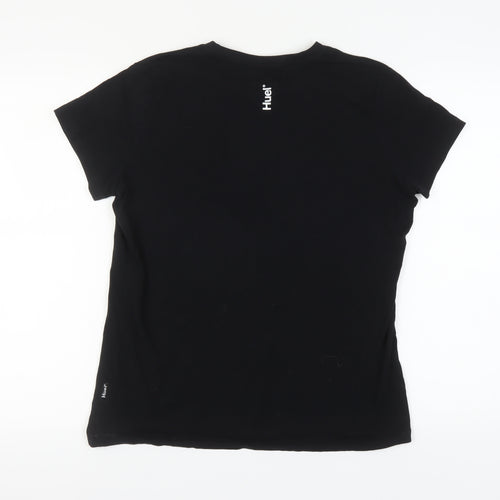 Huel Men's Black Short Sleeve Crew Neck T-Shirt L