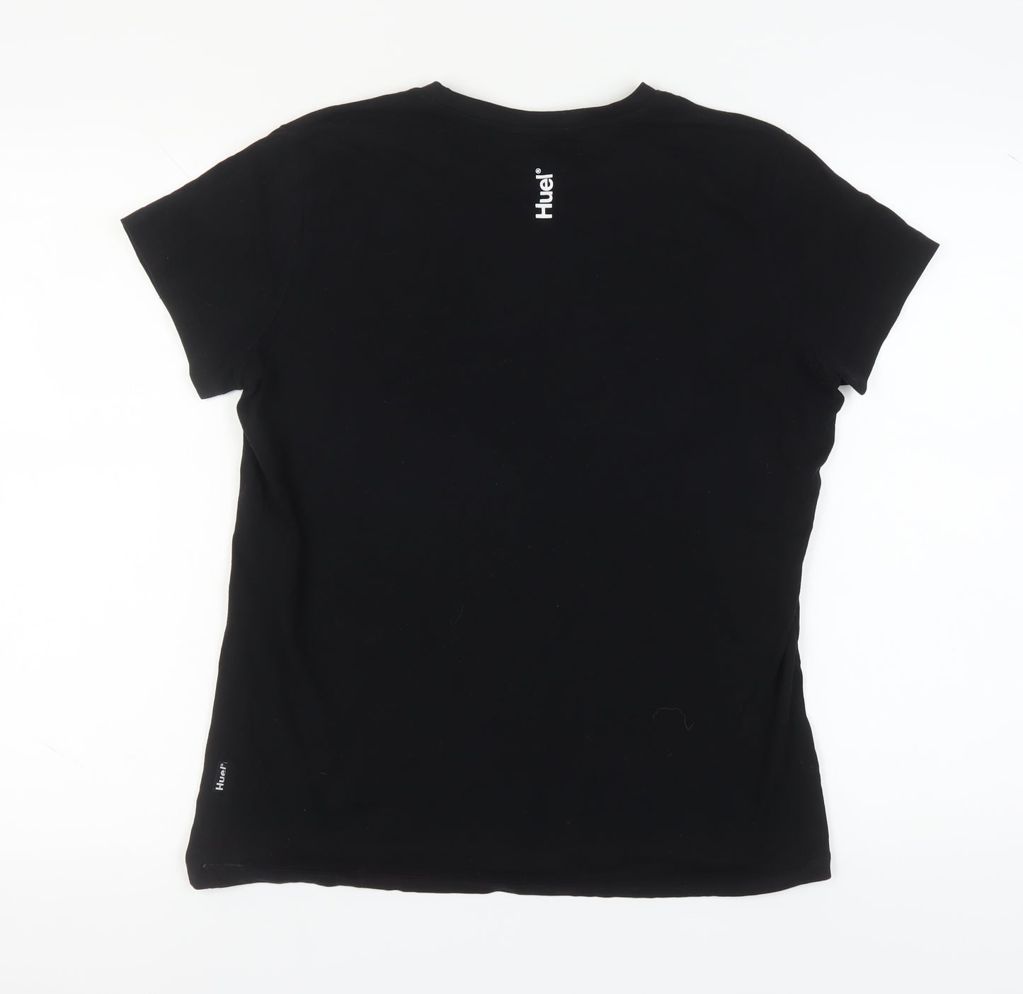 Huel Men's Black Short Sleeve Crew Neck T-Shirt L