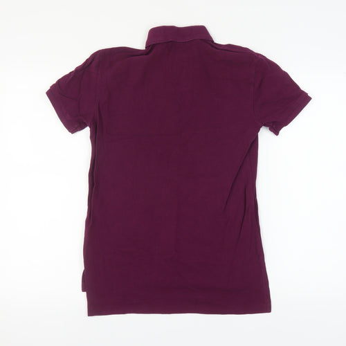 Ralph Lauren Men's Purple Polo Shirt, Size S, Slim Fit