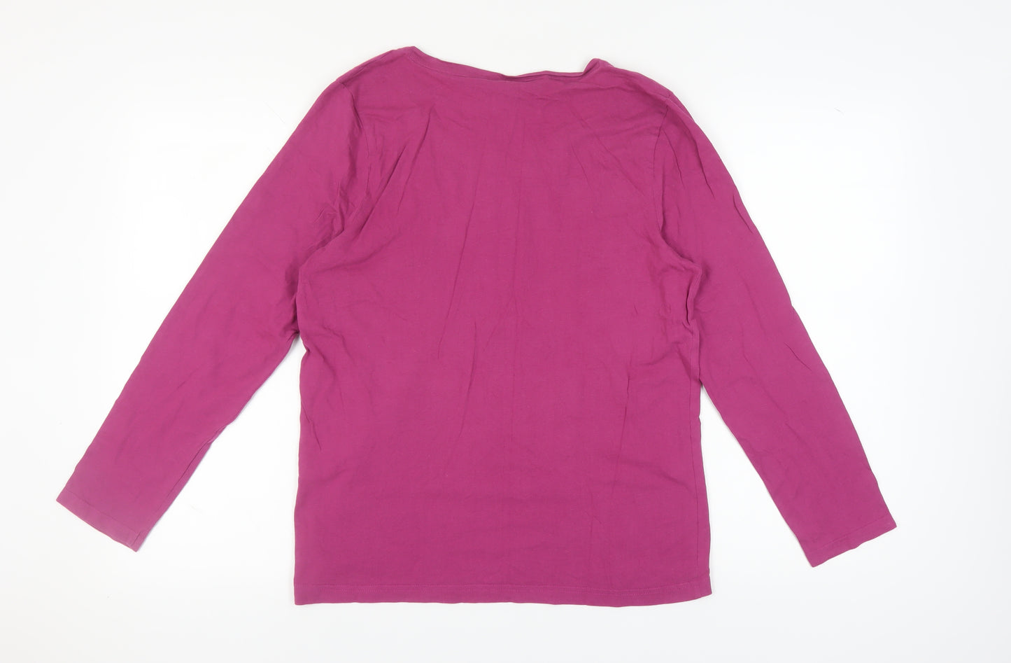 Peanuts Women's Purple Snoopy Pyjama Top - Size 14
