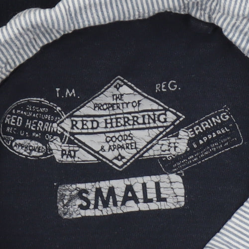 Red Herring Men's Black Polo Shirt Small