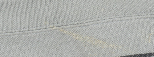Wolsey Men's Beige Striped 1/4 Zip Sweatshirt M